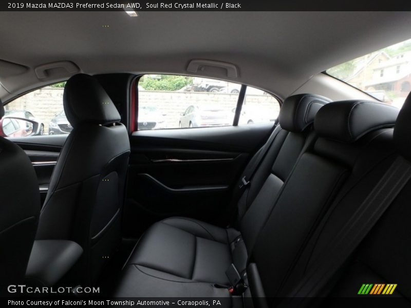 Soul Red Crystal Metallic / Black 2019 Mazda MAZDA3 Preferred Sedan AWD