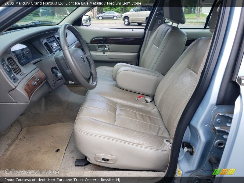 Light Ice Blue Metallic / Medium Light Stone 2009 Mercury Grand Marquis LS
