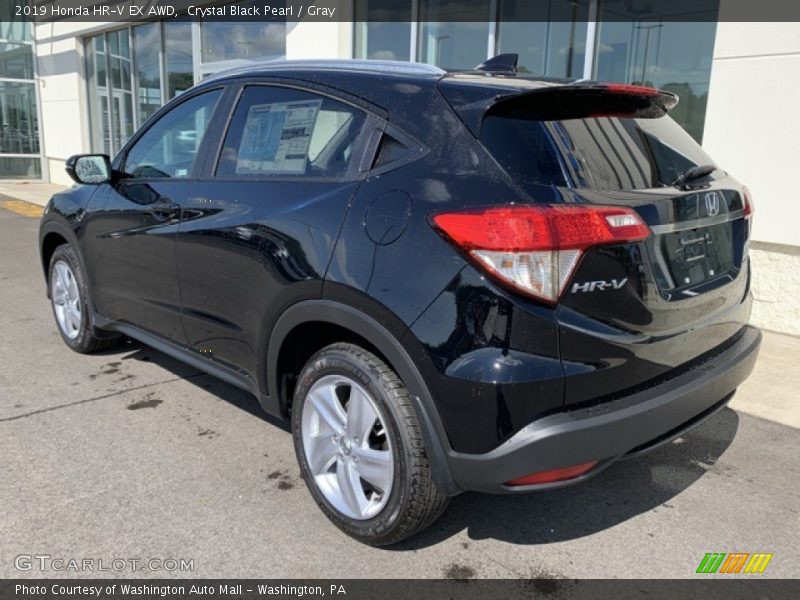 Crystal Black Pearl / Gray 2019 Honda HR-V EX AWD
