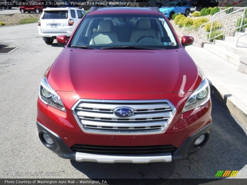 Venetian Red Pearl / Warm Ivory 2017 Subaru Outback 2.5i Limited