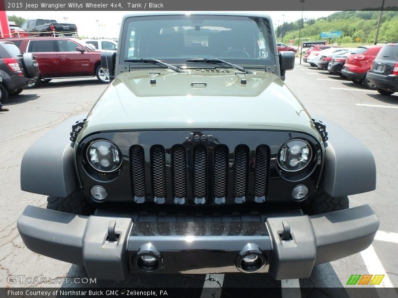 Tank / Black 2015 Jeep Wrangler Willys Wheeler 4x4