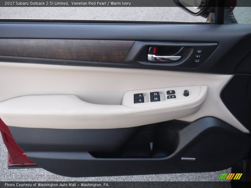 Venetian Red Pearl / Warm Ivory 2017 Subaru Outback 2.5i Limited