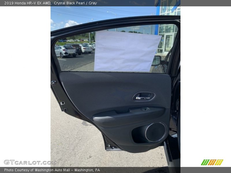 Crystal Black Pearl / Gray 2019 Honda HR-V EX AWD