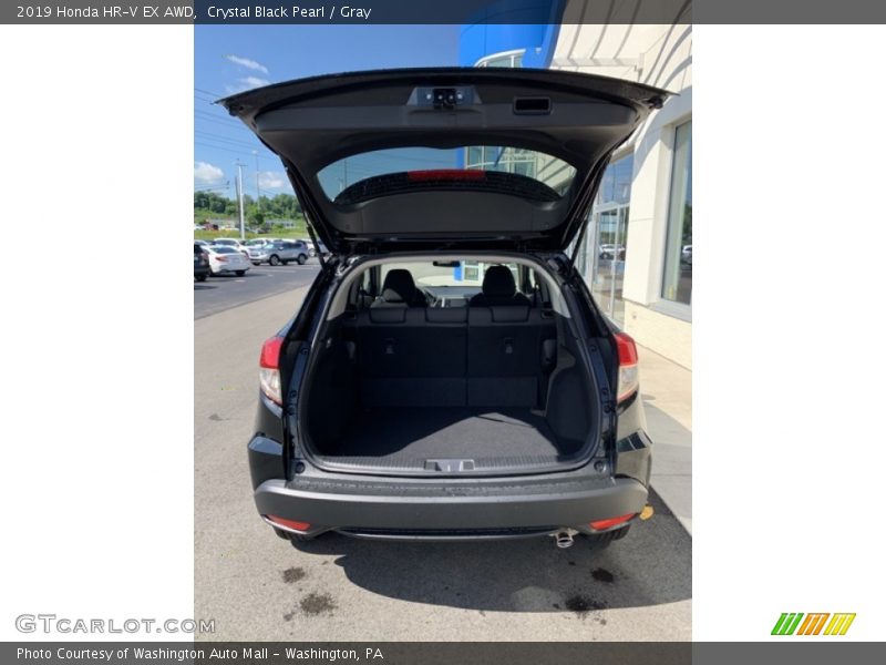 Crystal Black Pearl / Gray 2019 Honda HR-V EX AWD