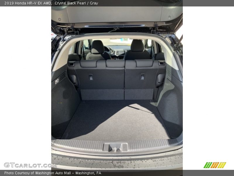 Crystal Black Pearl / Gray 2019 Honda HR-V EX AWD