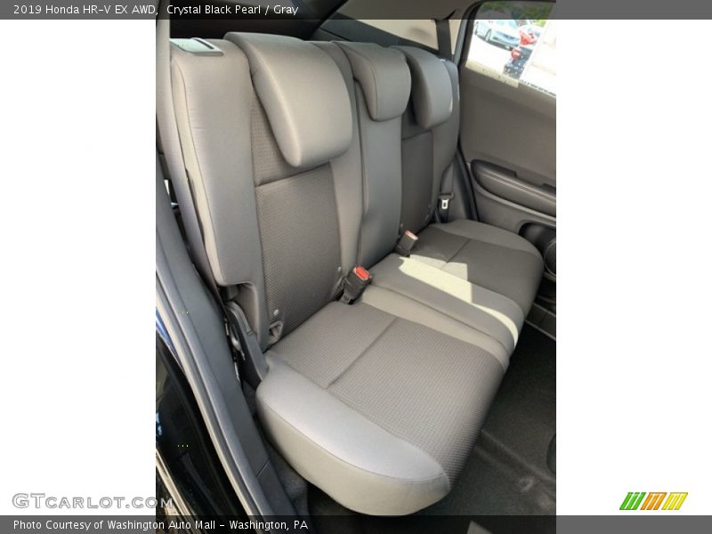 Crystal Black Pearl / Gray 2019 Honda HR-V EX AWD