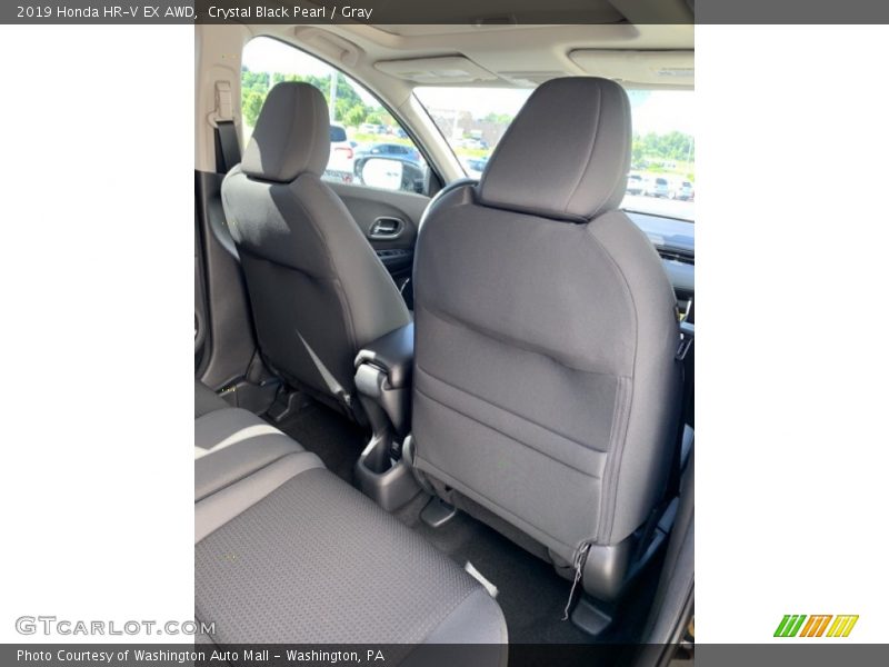 Crystal Black Pearl / Gray 2019 Honda HR-V EX AWD