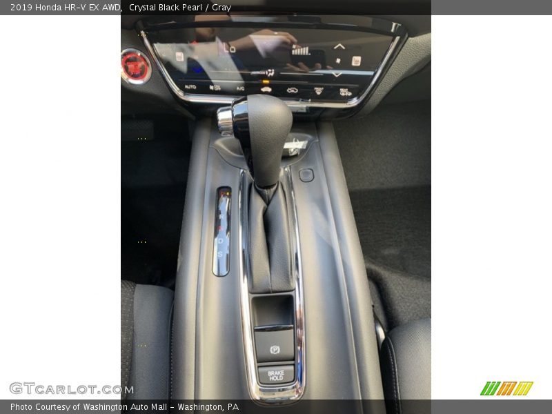 Crystal Black Pearl / Gray 2019 Honda HR-V EX AWD