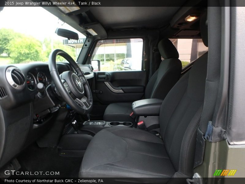 Tank / Black 2015 Jeep Wrangler Willys Wheeler 4x4