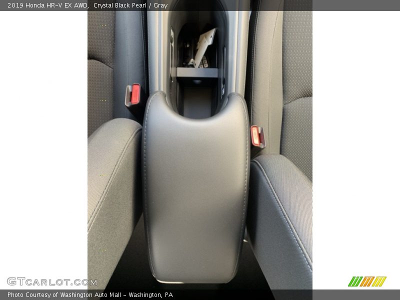 Crystal Black Pearl / Gray 2019 Honda HR-V EX AWD