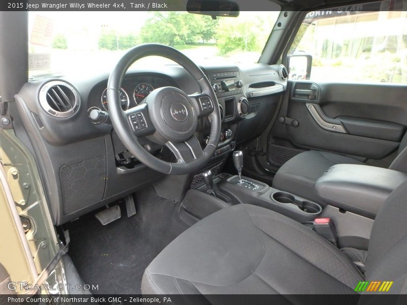 Tank / Black 2015 Jeep Wrangler Willys Wheeler 4x4