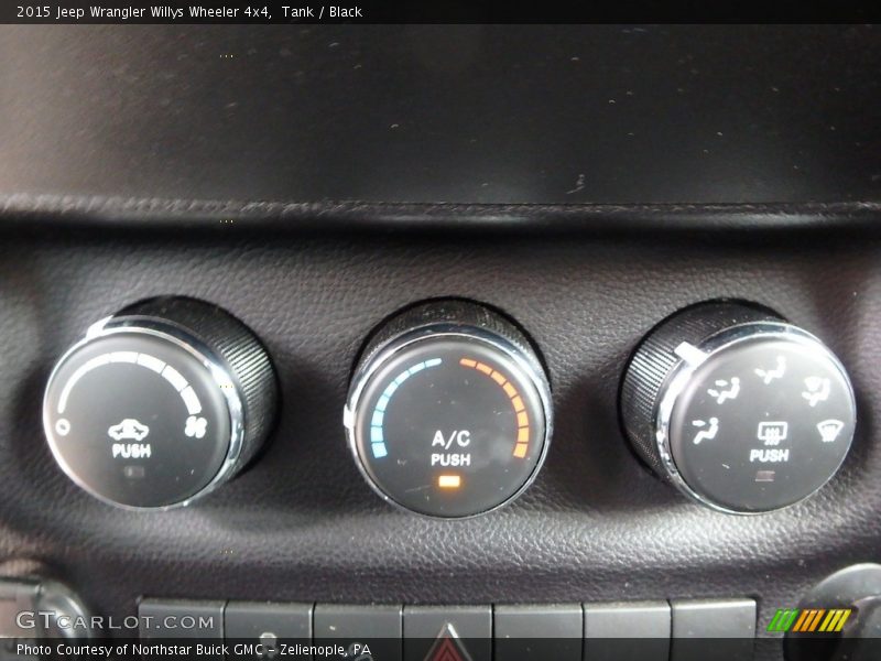 Tank / Black 2015 Jeep Wrangler Willys Wheeler 4x4
