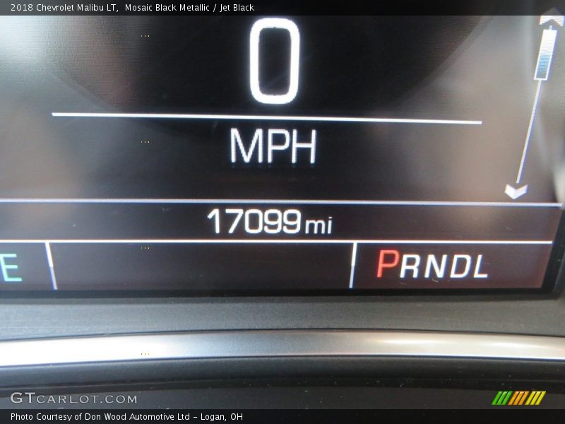 Mosaic Black Metallic / Jet Black 2018 Chevrolet Malibu LT