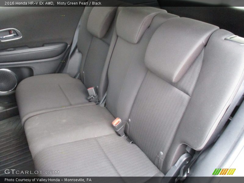 Misty Green Pearl / Black 2016 Honda HR-V EX AWD