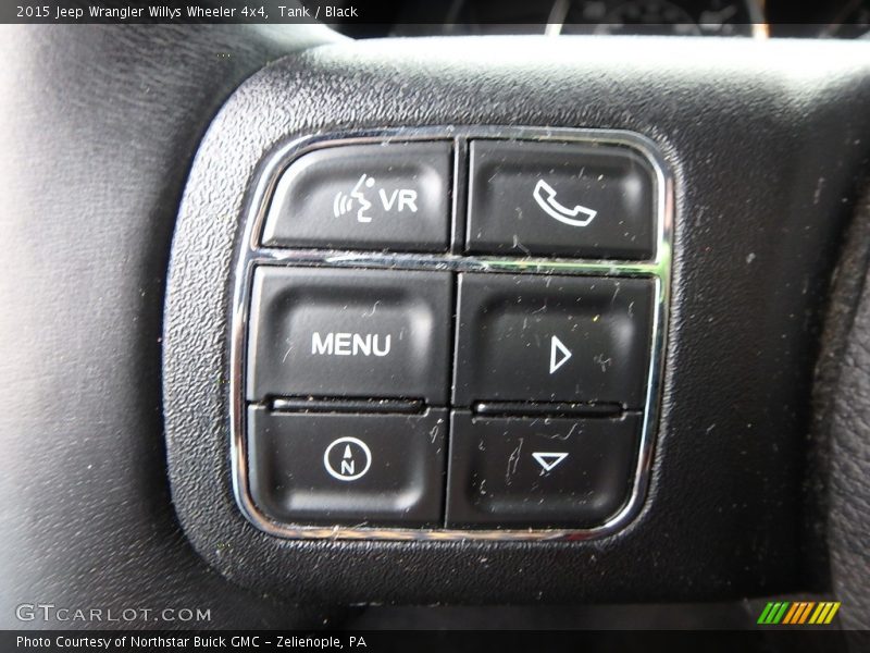 Tank / Black 2015 Jeep Wrangler Willys Wheeler 4x4