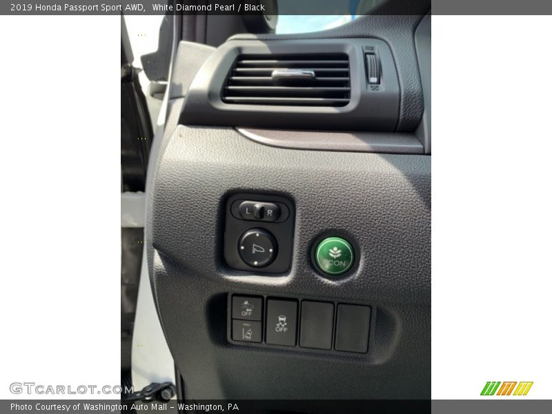 White Diamond Pearl / Black 2019 Honda Passport Sport AWD