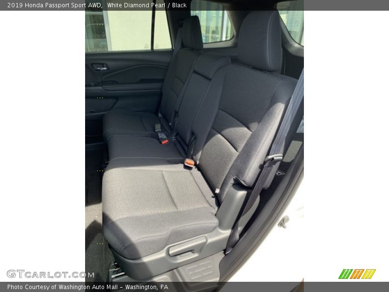 White Diamond Pearl / Black 2019 Honda Passport Sport AWD