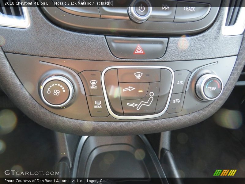 Mosaic Black Metallic / Jet Black 2018 Chevrolet Malibu LT