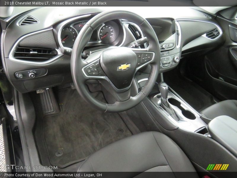 Mosaic Black Metallic / Jet Black 2018 Chevrolet Malibu LT