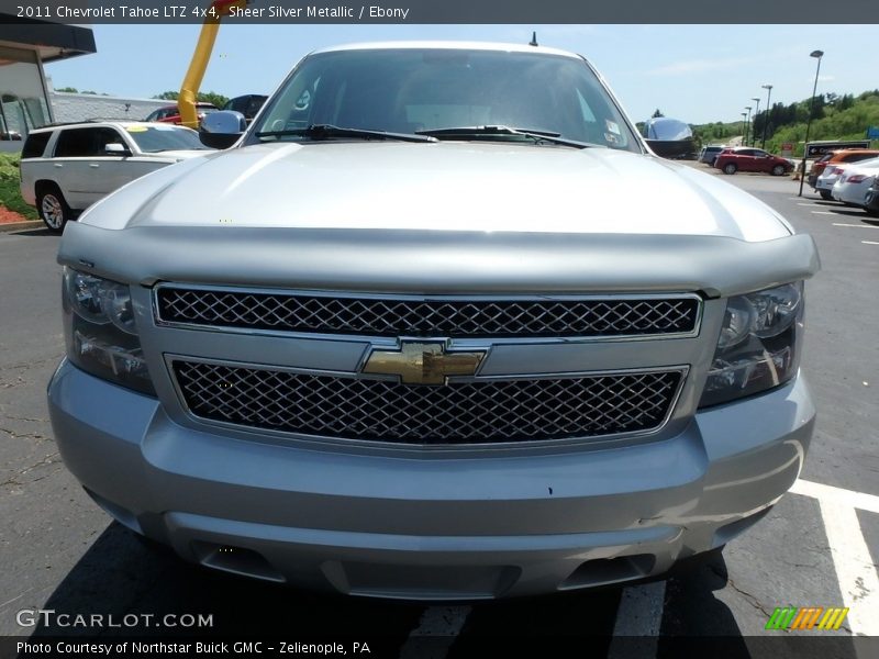 Sheer Silver Metallic / Ebony 2011 Chevrolet Tahoe LTZ 4x4