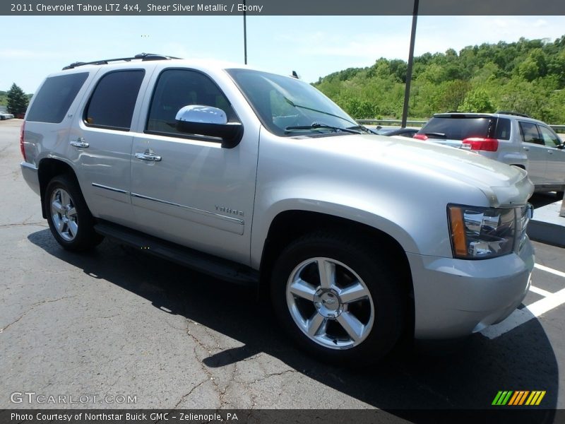 Sheer Silver Metallic / Ebony 2011 Chevrolet Tahoe LTZ 4x4