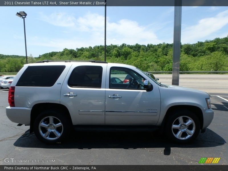 Sheer Silver Metallic / Ebony 2011 Chevrolet Tahoe LTZ 4x4