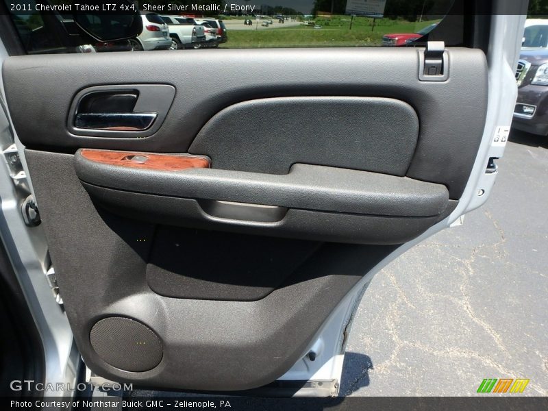 Sheer Silver Metallic / Ebony 2011 Chevrolet Tahoe LTZ 4x4