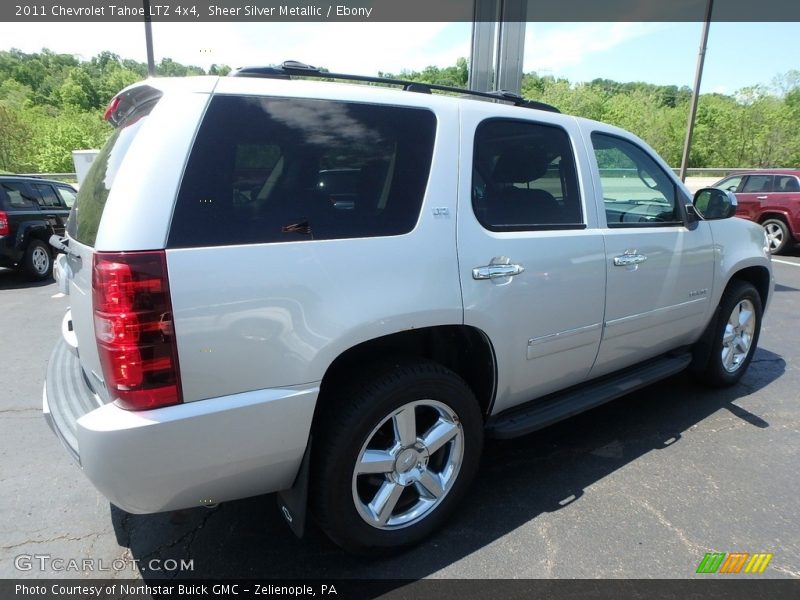 Sheer Silver Metallic / Ebony 2011 Chevrolet Tahoe LTZ 4x4
