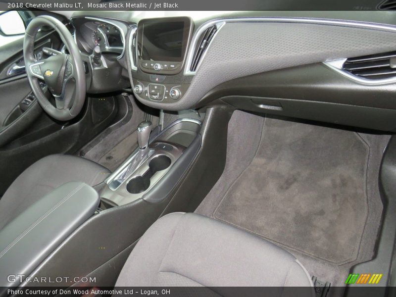 Mosaic Black Metallic / Jet Black 2018 Chevrolet Malibu LT