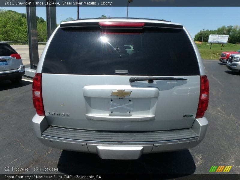 Sheer Silver Metallic / Ebony 2011 Chevrolet Tahoe LTZ 4x4