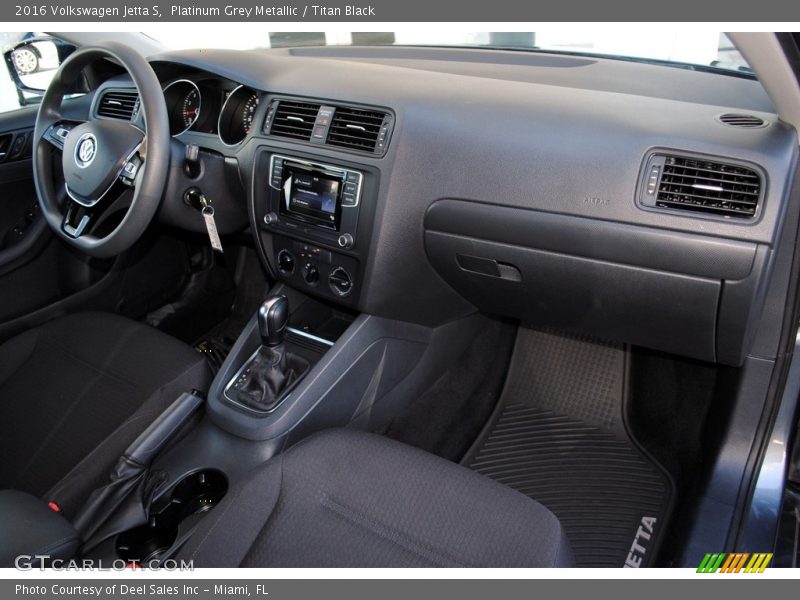 Platinum Grey Metallic / Titan Black 2016 Volkswagen Jetta S