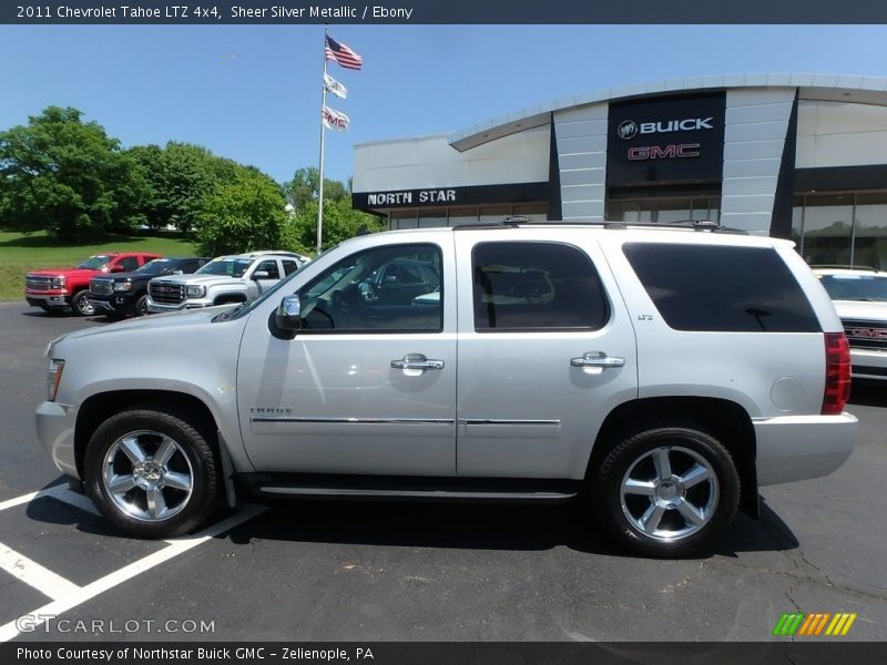 Sheer Silver Metallic / Ebony 2011 Chevrolet Tahoe LTZ 4x4
