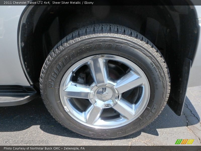 Sheer Silver Metallic / Ebony 2011 Chevrolet Tahoe LTZ 4x4