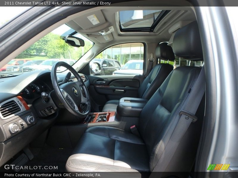 Sheer Silver Metallic / Ebony 2011 Chevrolet Tahoe LTZ 4x4