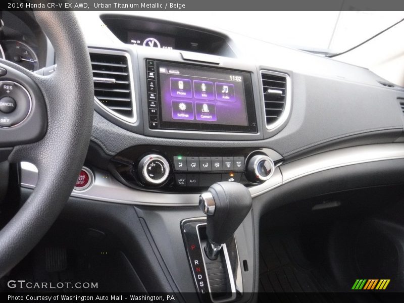 Urban Titanium Metallic / Beige 2016 Honda CR-V EX AWD