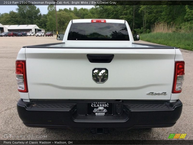 Bright White / Black/Diesel Gray 2019 Ram 2500 Tradesman Regular Cab 4x4