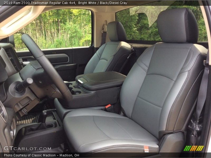 Bright White / Black/Diesel Gray 2019 Ram 2500 Tradesman Regular Cab 4x4