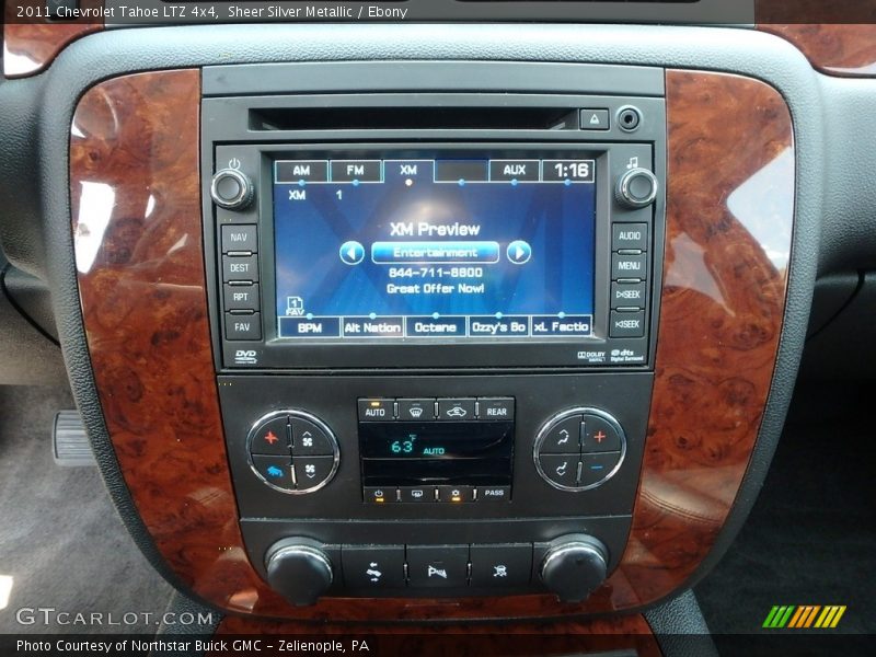 Sheer Silver Metallic / Ebony 2011 Chevrolet Tahoe LTZ 4x4