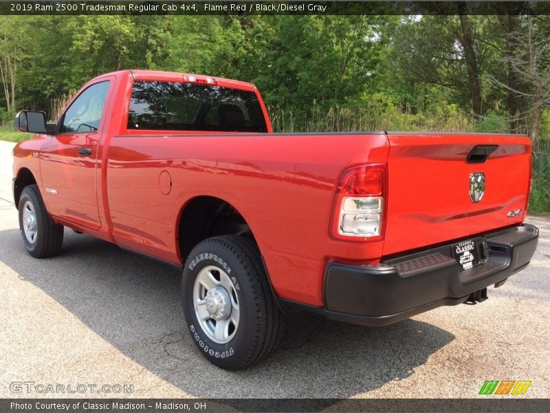 Flame Red / Black/Diesel Gray 2019 Ram 2500 Tradesman Regular Cab 4x4