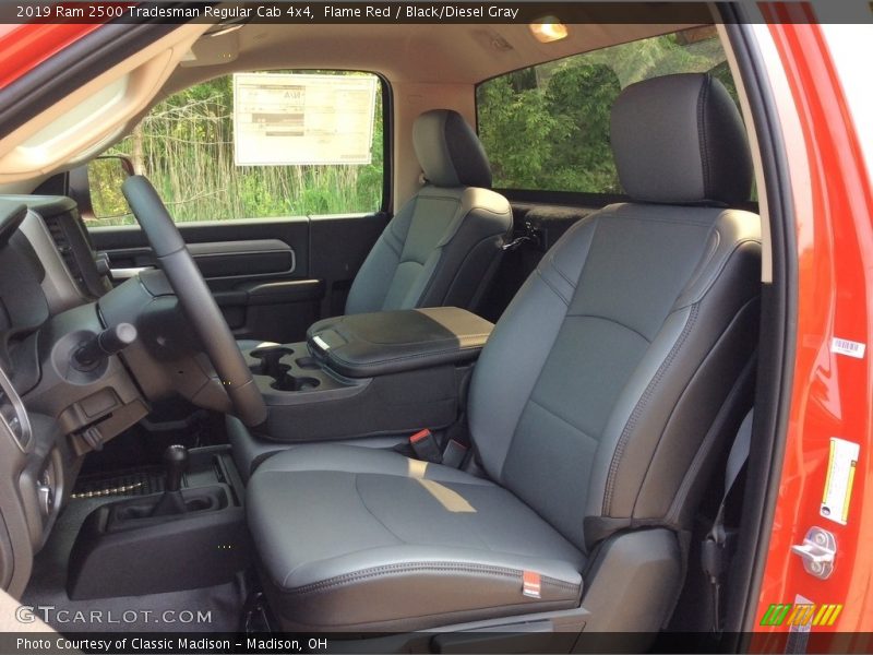 Front Seat of 2019 2500 Tradesman Regular Cab 4x4