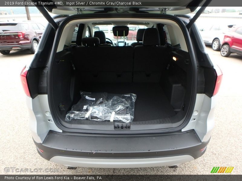 Ingot Silver / Chromite Gray/Charcoal Black 2019 Ford Escape Titanium 4WD