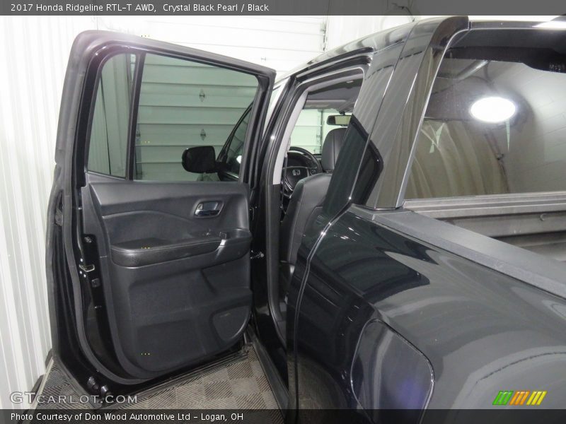 Crystal Black Pearl / Black 2017 Honda Ridgeline RTL-T AWD