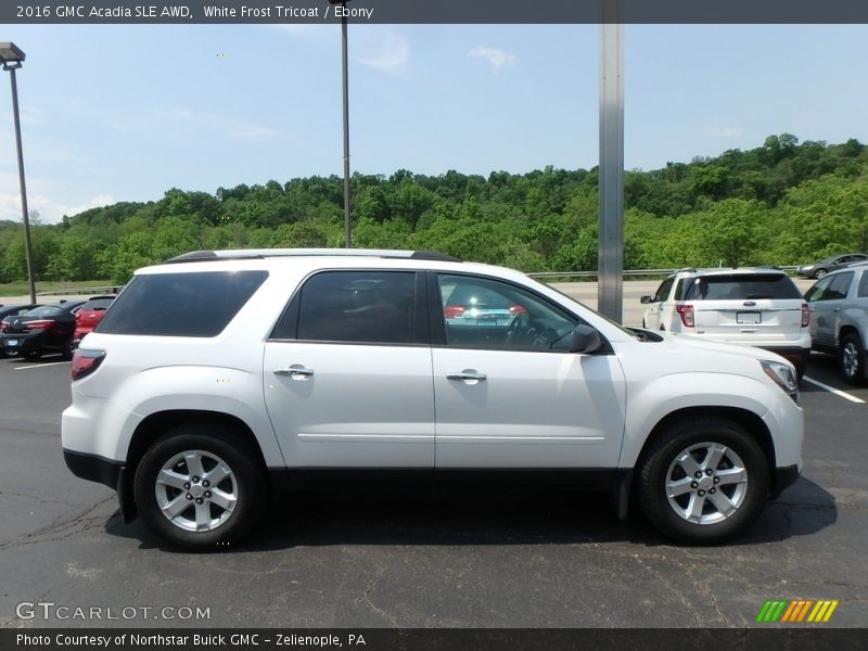 White Frost Tricoat / Ebony 2016 GMC Acadia SLE AWD