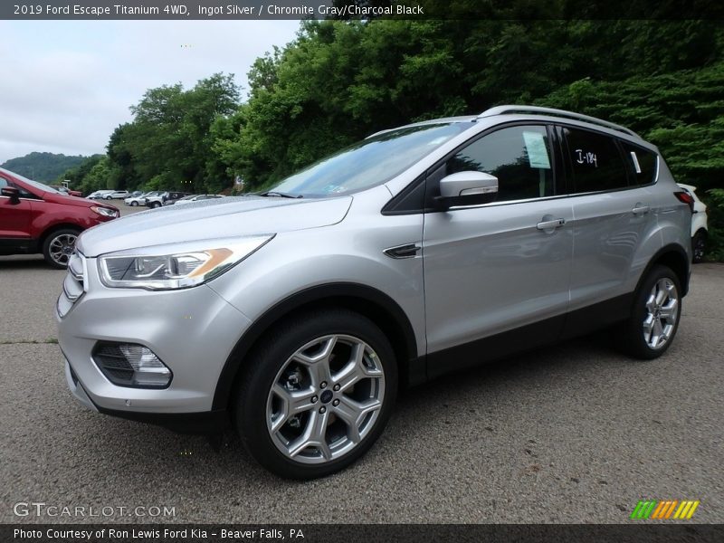 Ingot Silver / Chromite Gray/Charcoal Black 2019 Ford Escape Titanium 4WD