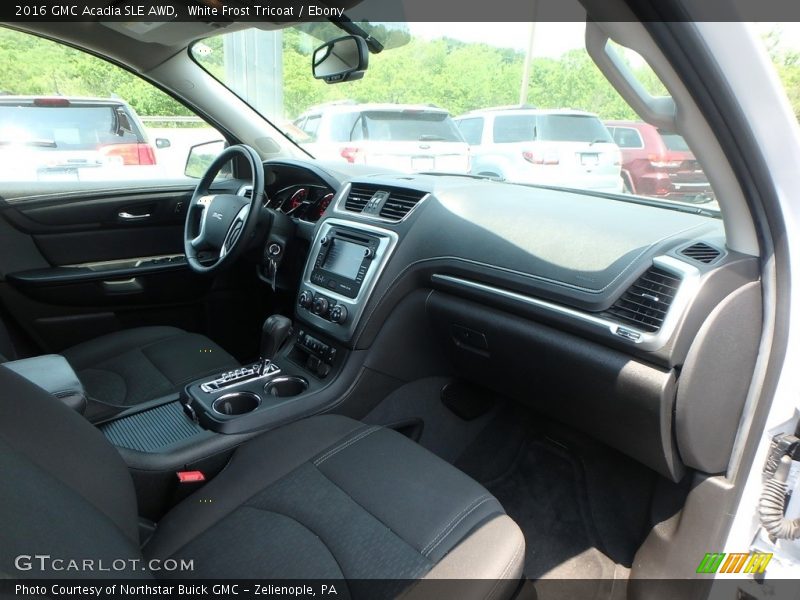 White Frost Tricoat / Ebony 2016 GMC Acadia SLE AWD