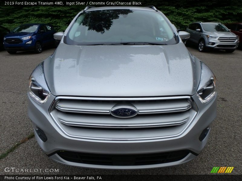Ingot Silver / Chromite Gray/Charcoal Black 2019 Ford Escape Titanium 4WD