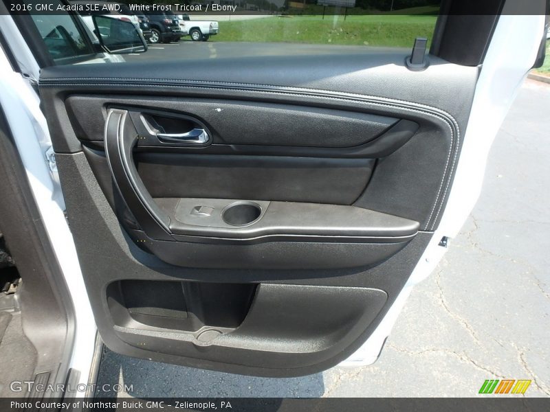 White Frost Tricoat / Ebony 2016 GMC Acadia SLE AWD