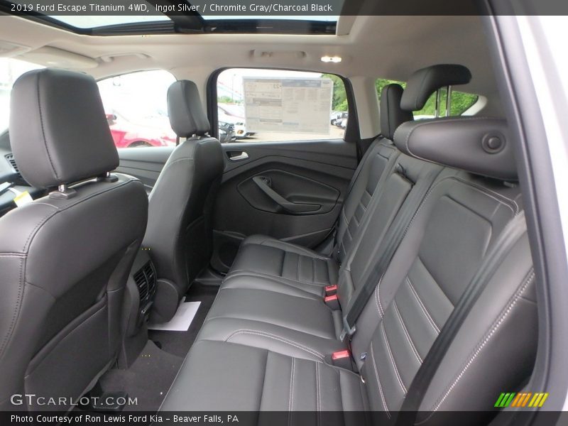 Ingot Silver / Chromite Gray/Charcoal Black 2019 Ford Escape Titanium 4WD