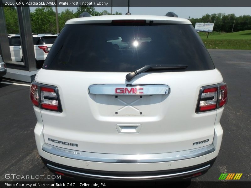 White Frost Tricoat / Ebony 2016 GMC Acadia SLE AWD
