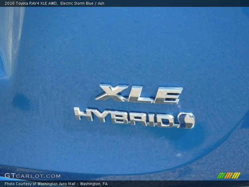 Electric Storm Blue / Ash 2016 Toyota RAV4 XLE AWD
